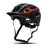 Kaski rowerowe - Kask Rowerowy MTB Acerbis Double P Czarny/CzerwonyL-XL - miniaturka - grafika 1