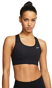 Nike Kobiety Med Non Pad Bra Biustonosz Sportowy, Czarny, Rozmiar L - Biustonosze - miniaturka - grafika 1