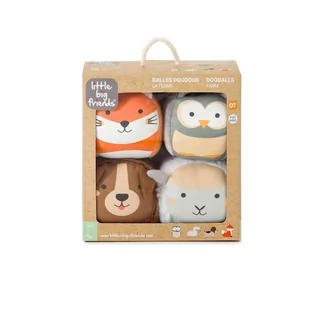 Little Big Friends 4 piłki sensoryczne DooBalls Wieś i Las - Zabawki sensoryczne - miniaturka - grafika 1