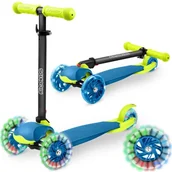 Hulajnogi - Hulajnoga trójkołowa, Loco, 55x23x62 cm, niebieski, zielony - miniaturka - grafika 1