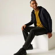 Bluzy sportowe męskie - Regatta Polar męski rozsuwany z kapturem Everet Szary, Rozmiar: 3XL - miniaturka - grafika 1