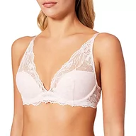 Biustonosze - Calvin Klein Damski biustonosz z podszewką, Różowy mrugnięcie, 65D - miniaturka - grafika 1