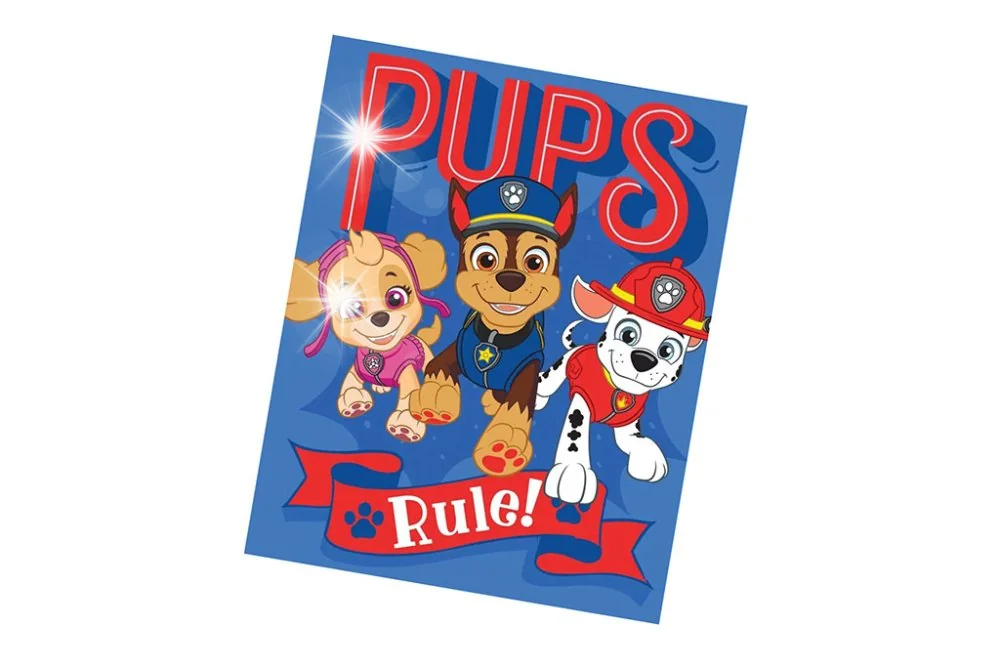 Duży koc narzuta PAW PSI PATROL 130x170cm 170x130