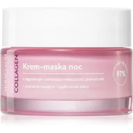 Maseczki do twarzy - MIRACULUM Pro-Skin Collagen Krem-maska noc 50 ml - miniaturka - grafika 1