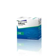 Soczewki kontaktowe - Bausch & Lomb SofLens 38 6 szt. Soczewki miesięczne (-1.50 dpt & BC 8.7) - miniaturka - grafika 1