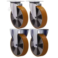 Meble modułowe i akcesoria - 13HALPU200K2 KOŁO ALUMINIUM POLIURETAN FI200 komplet 4 szt. / kolaksiaze - miniaturka - grafika 1