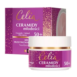 Celia Ceramidy Młodości krem przeciwzmarszczkowy 50+ 50ml - Kremy do twarzy - miniaturka - grafika 1