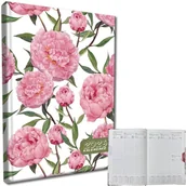 Kalendarze - EV-Corp Kalendarz 2026 A5 tygodniowy rozkładówka Peonie - kalendarz - miniaturka - grafika 1