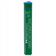 Artykuły biurowe - FABER CASTELL Grafit 0.7mm 2B polymer Faber Castell FC521702 - miniaturka - grafika 1