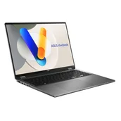 Laptopy 2w1 - ASUS Vivobook 16 Flip TP3607SA-RJ033W Copilot+ PC Intel Core Ultra 7 256V Hybryda (2w1) 16" dotykowy WQXGA+ 16GB 1 TB SSD Wi-Fi 7Windows 11 Home 90NB1511-M00330 - miniaturka - grafika 1