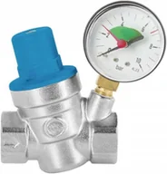 Sterowniki i przekaźniki - Diamond zawór redukcyjny ciśnienia wody, wlot/wylot GW 1" z ciśnieniomierzem TYP:418 ART.301-25 - miniaturka - grafika 1