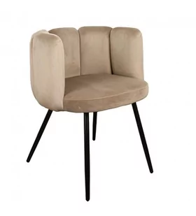 Krzesło Paume piaskowe tkanina Velvet - Krzesła - miniaturka - grafika 2