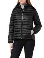Kurtki damskie - Tommy Hilfiger Damska damska damska kurtka puchowa LW, czarna, XXS - miniaturka - grafika 1