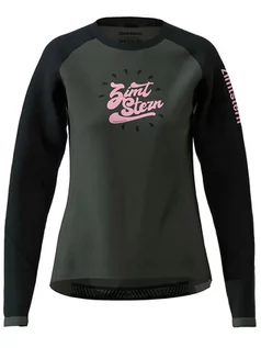 Koszulki sportowe damskie - Zimtstern Koszulka funkcyjna "PureFlowz" w kolorze antracytowo-czarnym - grafika 1