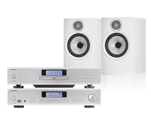 Rotel A12 MKII (srebrny) + CD14 MKII (srebrny) + 606 S3 (biały) - Zestawy stereo - miniaturka - grafika 1