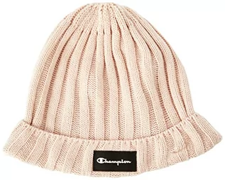 Czapki damskie - Champion Damska dzianinowa mała czapka z logo, stary różowy, jeden rozmiar - grafika 1