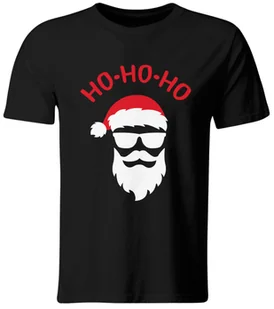 Koszulka Mikołaj Ho Ho Ho. Śmieszny t-shirt z nadrukiem, roz. XXL - Koszulki męskie - miniaturka - grafika 1