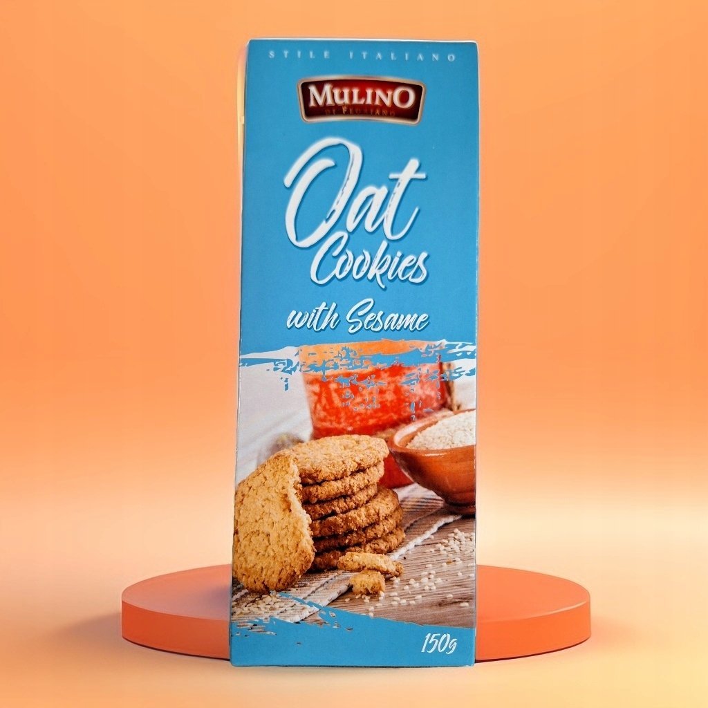 Ciastka owsiane z sezamem 150 g