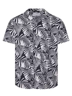 Koszule męskie - Selected - Męska koszula z dodatkiem lnu  SLHRegnew, niebieski|biały - miniaturka - grafika 1