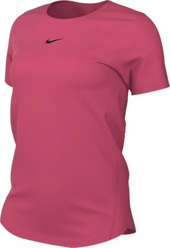 Nike Koszulka z krótkim rękawem W Nk One Classic Df Ss Top, Aster Pink/Black, FN2798-629, XS