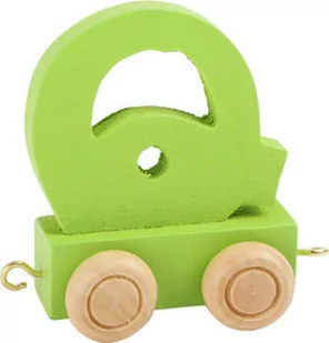 Small Foot Design Wagonik z literką Q Alfabet Pociąg - Pociągi dla dzieci - miniaturka - grafika 1