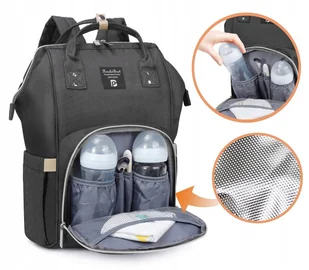 Pomelo Stylowa Torba Plecak Do Wózka 40x25 dla niemowląt - Torebki damskie - miniaturka - grafika 1
