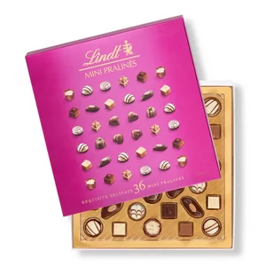 Lindt mini pralines 36 czekoladek bombonierka 180g - Bombonierki i czekoladki - miniaturka - grafika 1