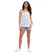 Koszulki i topy damskie - Joe Browns Damska koszulka z kwiatowym nadrukiem Co Ord Cami Tie Shoulder Top Shirt, multi, 40 - miniaturka - grafika 1