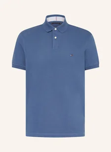 Tommy Hilfiger Koszulka Polo Z Piki Regular Fit blau - Moda i Uroda OUTLET - miniaturka - grafika 1
