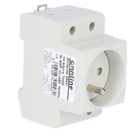 Gniazdka elektryczne - Gniazdo 250V na szynę TH35, ONNLINE - miniaturka - grafika 1