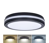 Lampy ogrodowe - Solight WO820- Oświetlenie ściemnialne LED LED/18W/22W/26W/230V 3000/4000/6500K IP65 czarne - miniaturka - grafika 1