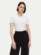Koszulki i topy damskie - Fracomina T-Shirt FP25ST3011J449N5 Biały Slim Fit - miniaturka - grafika 1
