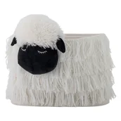 Pojemniki na zabawki - Biały tekstylny dziecięcy kosz na zabawki 40x25x30 cm Dolly – Bloomingville Mini - miniaturka - grafika 1