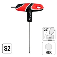 Klucze i nasadki - Yato Klucz trzpieniowy hex (z kulką) z rękojeścią 2.5mm YT-05585 - miniaturka - grafika 1