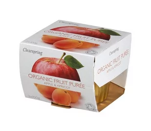 Clearspring Deser jabłko-morela BIO 200 g - Desery dla dzieci - miniaturka - grafika 1