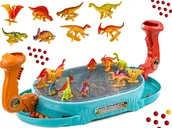 Gry planszowe - GRA zręcznościowa DINO BITWA gra planszowa dla dzieci Walki dinozaurów gry - miniaturka - grafika 1