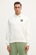 Bluzy męskie - Lacoste bluza męska kolor biały z aplikacją SH8323 - miniaturka - grafika 1