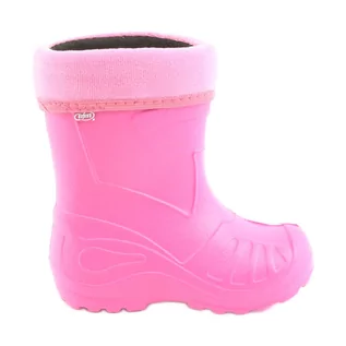 Buty dla dziewczynek - Befado obuwie dziecięce kalosz- róż 162X101 różowe - grafika 1