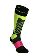 Skarpety termoaktywne - Skarpety skiturowe Compressport Ski Mountaineering Full Socks - safe yellow/black - miniaturka - grafika 1