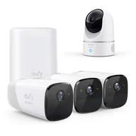 Systemy inteligentnych domów - Zestaw 3-kamer Eufy eufyCam 2 PRO 2K (3x kamera EufyCam 2 PRO, stacja bazowa) + gratis Eufy Indoor 2K - miniaturka - grafika 1