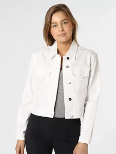 Kurtki damskie - Calvin Klein - Damska kurtka jeansowa, biały - grafika 1