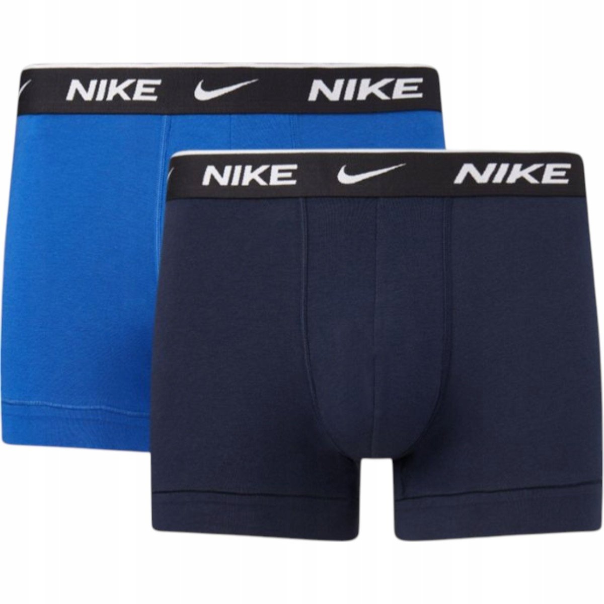 NIKE BOKSERKI MĘSKIE MAJTKI COTTON STRETCH TRUNK GRANATOWE/NIEBIESKIE r.L