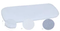 Pościel dla dzieci - Matex Prześcieradło frotte na materacyk do kołyski 90x40 [TDPFP40-42] szare - miniaturka - grafika 1