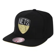 Czapki męskie - Czapka z daszkiem bejsbolówka Mitchell & Ness NBA Brooklyn Nets - miniaturka - grafika 1