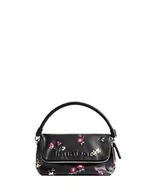 Torebki damskie - Desigual Womens Bols_Little BIA Venecia Across Body Bag, Black, One Size, czarny, jeden rozmiar - miniaturka - grafika 1