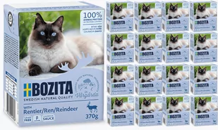 Bozita Cat Renifer W Sosie 16 x 370g - Mokra karma dla kotów - miniaturka - grafika 1