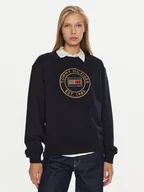 Bluzy damskie - Tommy Hilfiger Bluza Nautical WW0WW42891 Granatowy Regular Fit - miniaturka - grafika 1