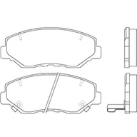 Klocki hamulcowe - Klocki hamulcowe - komplet BREMBO P 28 035X - miniaturka - grafika 1