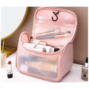 Kosmetyczka rozkładana WASHBAG kuferek czarny KS46CZ - Kosmetyczki, organizery i kuferki - miniaturka - grafika 3