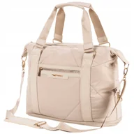 Walizki - WINGS TORBA BAGAŻ PODRĘCZNY do SAMOLOTU PODRÓŻNA BEŻOWA TURYSTYCZNA POJEMNA - miniaturka - grafika 1